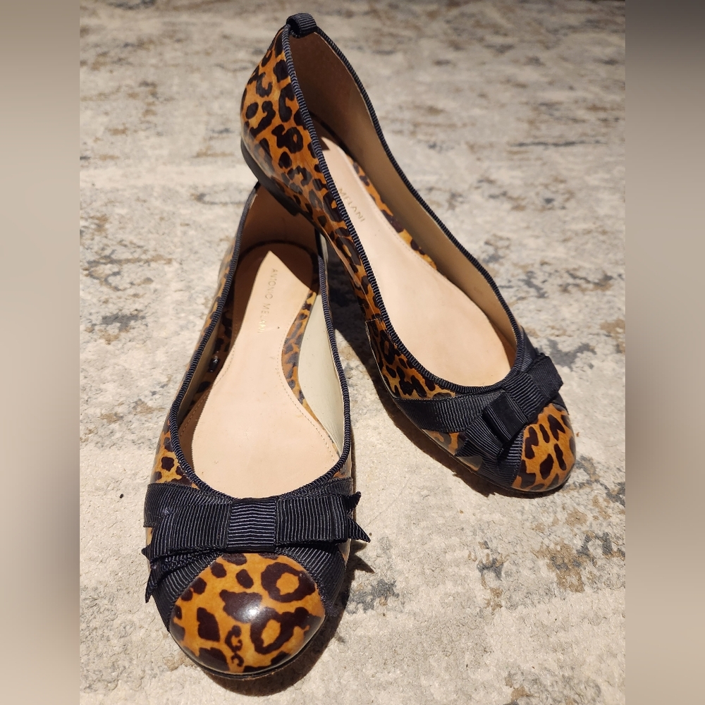 Antonio Melani leopard flats